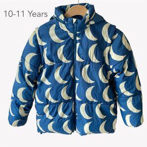 Bobo Choses 10-11 Years Kids Gray Mr Moon Big Insulated Puff Jacket Winter